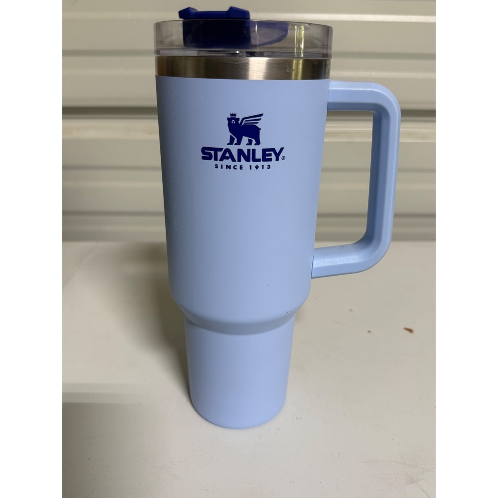 Stanley Adventure Quencher 40oz Tumbler Cornflower Blue Vintage  Logo